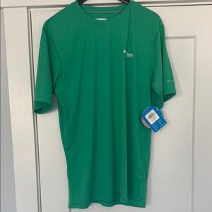 NWT Columbia Green Short Sleeve Shirt